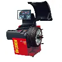 Máy cân bằng lốp xe con, màn hình LCD (Gồm cảm biến độ rộng - màu đỏ)